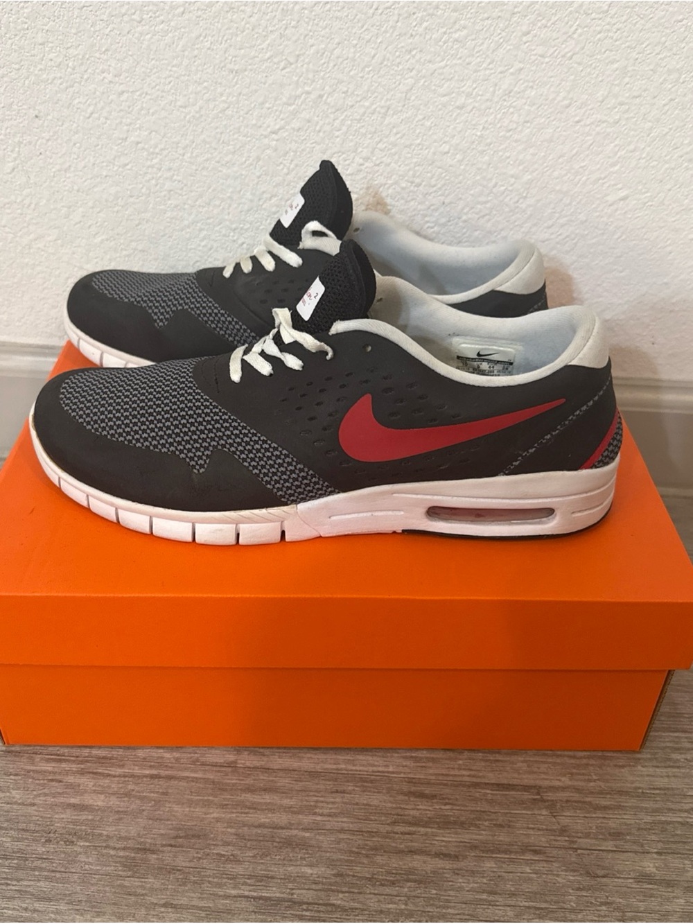 Nike Eric Koston 2 Max SB Black University Red Size 10